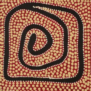 Yarla Jukurrpa (Bush Potato Dreaming) - Cockatoo Creek by Warlukurlangu Artists