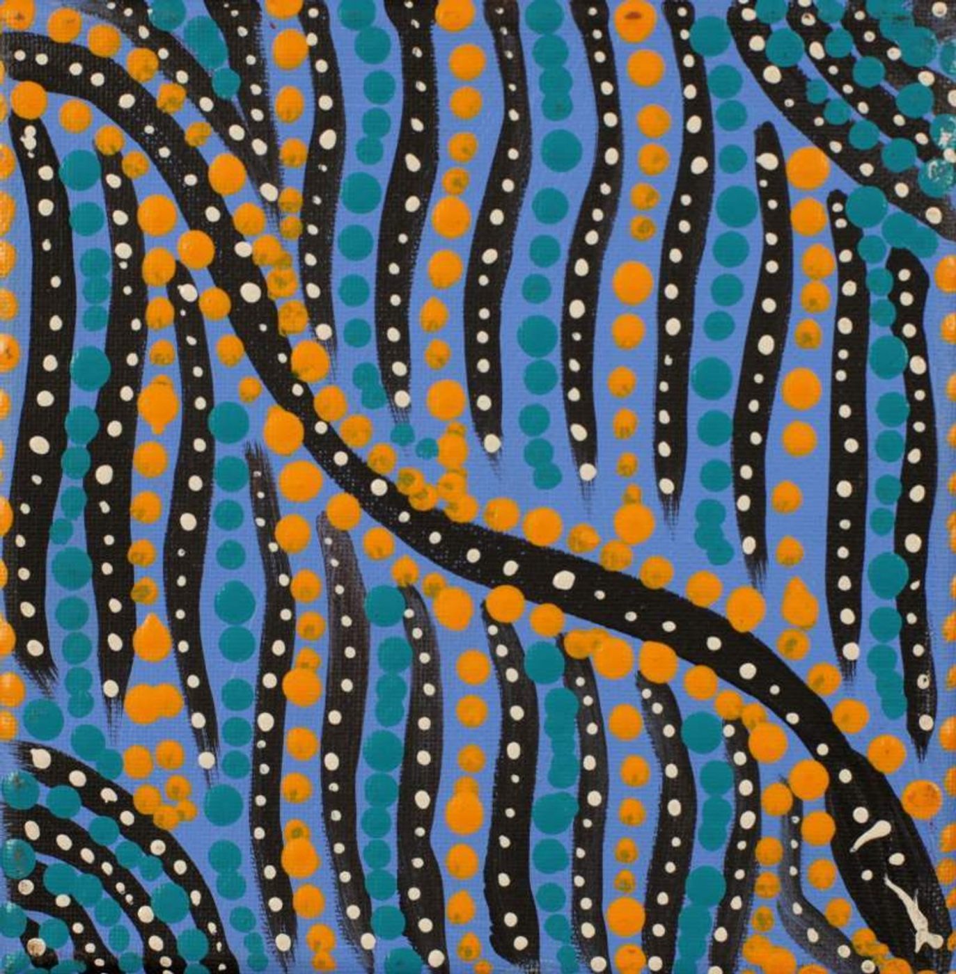 Warna Jukurrpa (Snake Dreaming) by Warlukurlangu Artists