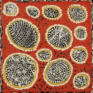 Pikilyi Jukurrpa (Vaughan Springs Dreaming) by Warlukurlangu Artists