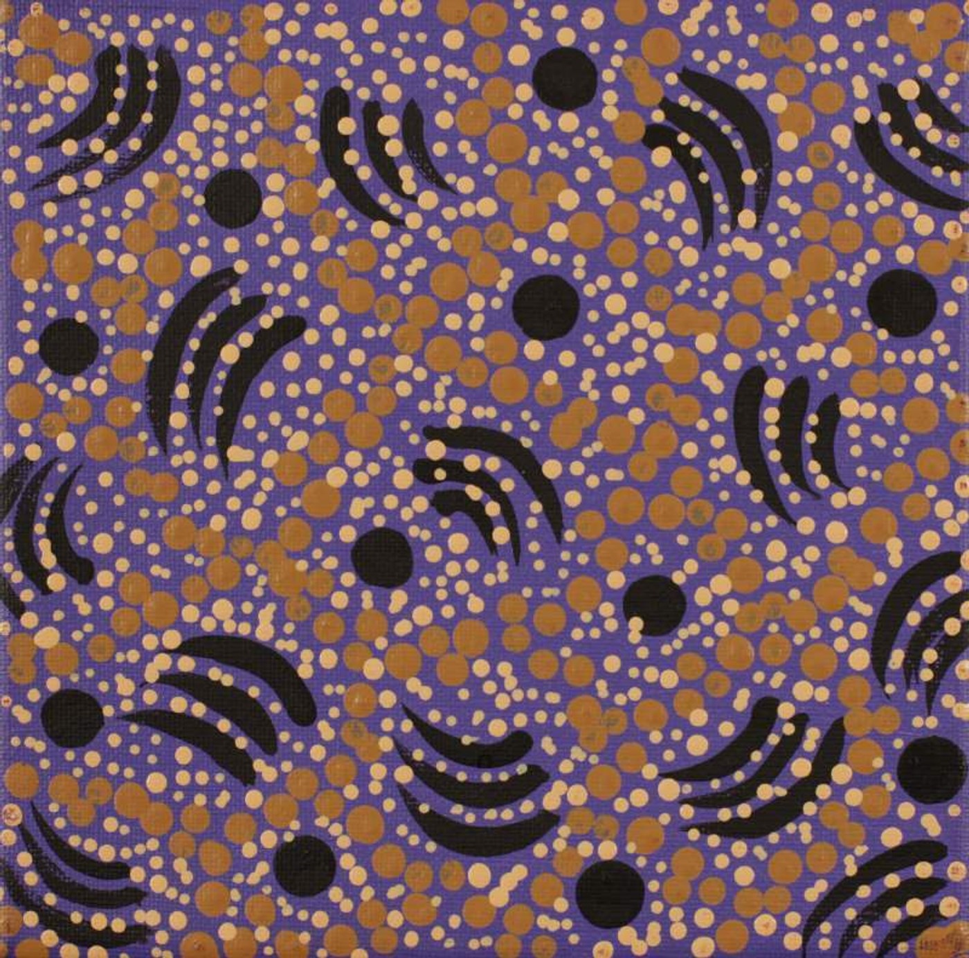 Warlukurlangu Jukurrpa (Fire country Dreaming) by Warlukurlangu Artists