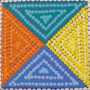 Wanakiji Jukurrpa (Bush Tomato Dreaming) by Warlukurlangu Artists