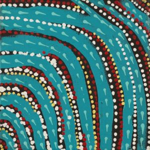 Ngapa Jukurrpa (Water Dreaming)  -  Puyurru by Warlukurlangu Artists