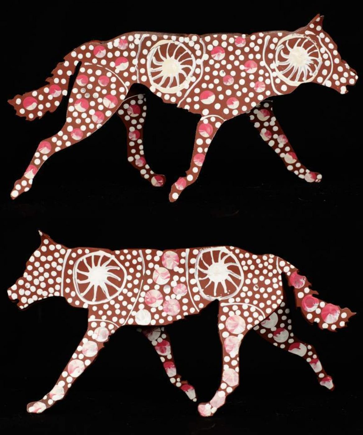 Danny the dingo by Warlukurlangu Artists