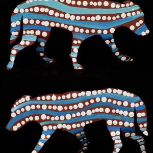 Snowy by Warlukurlangu Artists