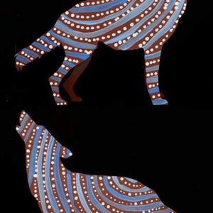 Rambo the dingo by Warlukurlangu Artists