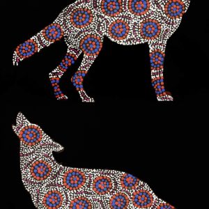 Rambo the dingo by Warlukurlangu Artists