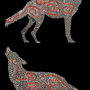 Rambo the dingo by Warlukurlangu Artists