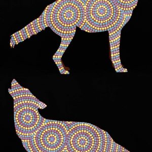 Rambo the dingo by Warlukurlangu Artists