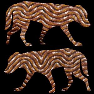 Snowy by Warlukurlangu Artists