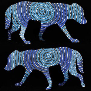 Snowy by Warlukurlangu Artists