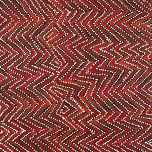 Pamapardu Jukurrpa (Flying Ant Dreaming)  - Warntungurru by Reanne Nampijinpa Brown