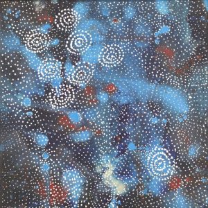 Napaljarri-warnu Jukurrpa (Seven Sisters Dreaming) by Athena Nangala Granites