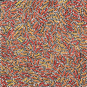 Warlu Jukurrpa (Fire Dreaming) by Nathania Nangala Granites