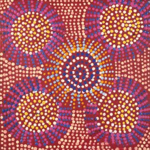 Jintiparnta Jukurrpa (Desert Truffle Dreaming) - Mina Mina by Tina Napangardi Martin