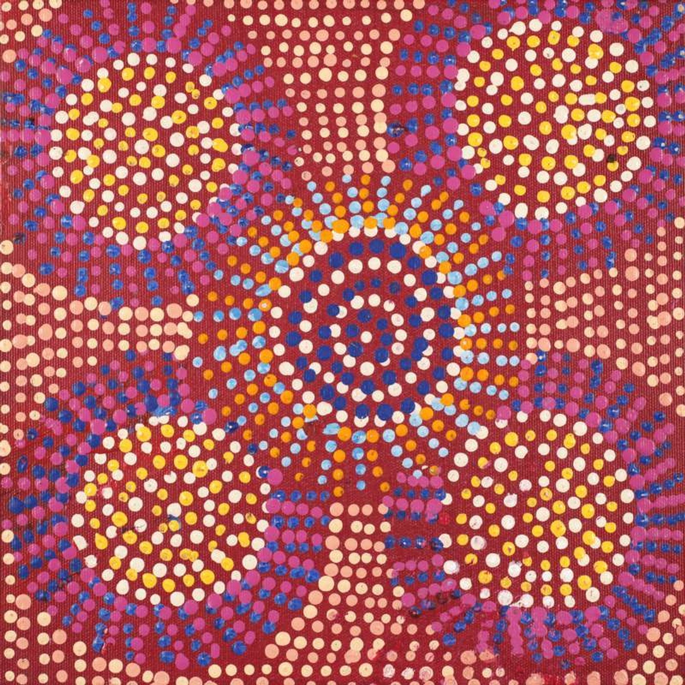 Jintiparnta Jukurrpa (Desert Truffle Dreaming) - Mina Mina by Tina Napangardi Martin