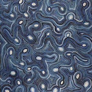 Yarla Jukurrpa (Bush Potato Dreaming) - Cockatoo Creek by Alicka Napanangka Brown