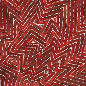 Pamapardu Jukurrpa (Flying Ant Dreaming)  - Warntungurru by Reanne Nampijinpa Brown