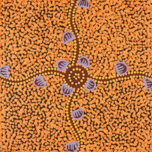 Wardapi Jukurrpa (Goanna Dreaming) - Yarripilangu by Melissa Napangardi Williams
