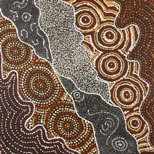 Wanakiji Jukurrpa (Bush Tomato Dreaming) by Selma Napanangka Tasman