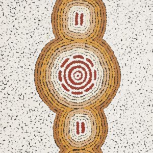 Pamapardu Jukurrpa (Flying Ant Dreaming)  - Warntungurru by Mickaela Napangardi Lankin