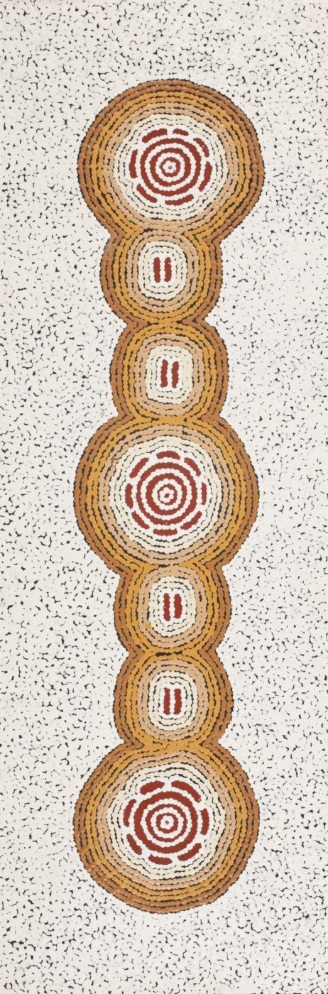 Pamapardu Jukurrpa (Flying Ant Dreaming) - Warntungurru by Mickaela Napangardi Lankin