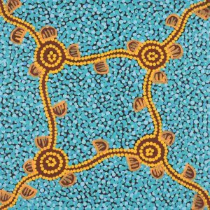 Wardapi Jukurrpa (Goanna Dreaming) - Yarripilangu by Melissa Napangardi Williams