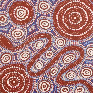 Warna Jukurrpa (Snake Dreaming) by Steven Jakamarra Oldfield