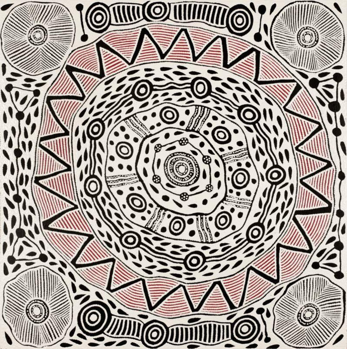 Pikilyi Jukurrpa (Vaughan Springs Dreaming) by Ursula Napangardi Hudson