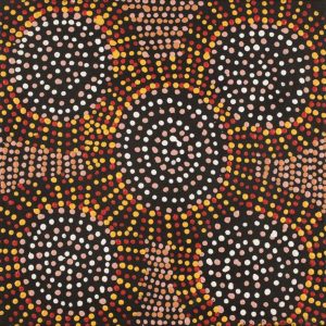 Jintiparnta Jukurrpa (Desert Truffle Dreaming) - Mina Mina by Tina Napangardi Martin