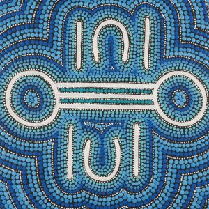 Ngapa Jukurrpa (Water Dreaming)  -  Puyurru by Shekina Nangala Sampson