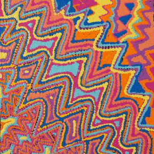 Pikilyi Jukurrpa (Vaughan Springs Dreaming) by Selina Napanangka Fisher