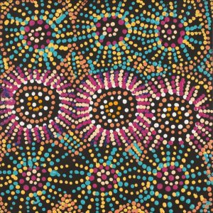 Jintiparnta Jukurrpa (Desert Truffle Dreaming) - Mina Mina by Tina Napangardi Martin