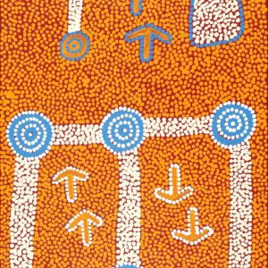 Yankirri Jukurrpa (Emu Dreaming) - Ngarlikirlangu by Michael Japaljarri Wayne