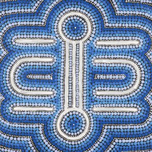 Ngapa Jukurrpa (Water Dreaming)  -  Puyurru by Shekina Nangala Sampson