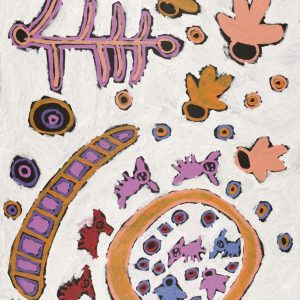 Mina Mina Jukurrpa (Mina Mina Dreaming) by Saraeva Napangardi Marshall