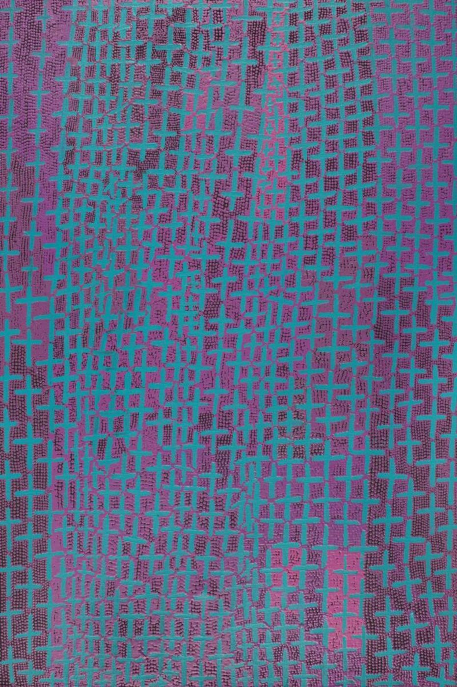 Ngatijirri Jukurrpa (Budgerigar Dreaming) by Lorraine Nungarrayi Granites