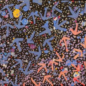 Yankirri Jukurrpa (Emu Dreaming) - Ngarlikirlangu by Warlukurlangu Artists