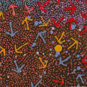 Yankirri Jukurrpa (Emu Dreaming) - Ngarlikirlangu by Warlukurlangu Artists