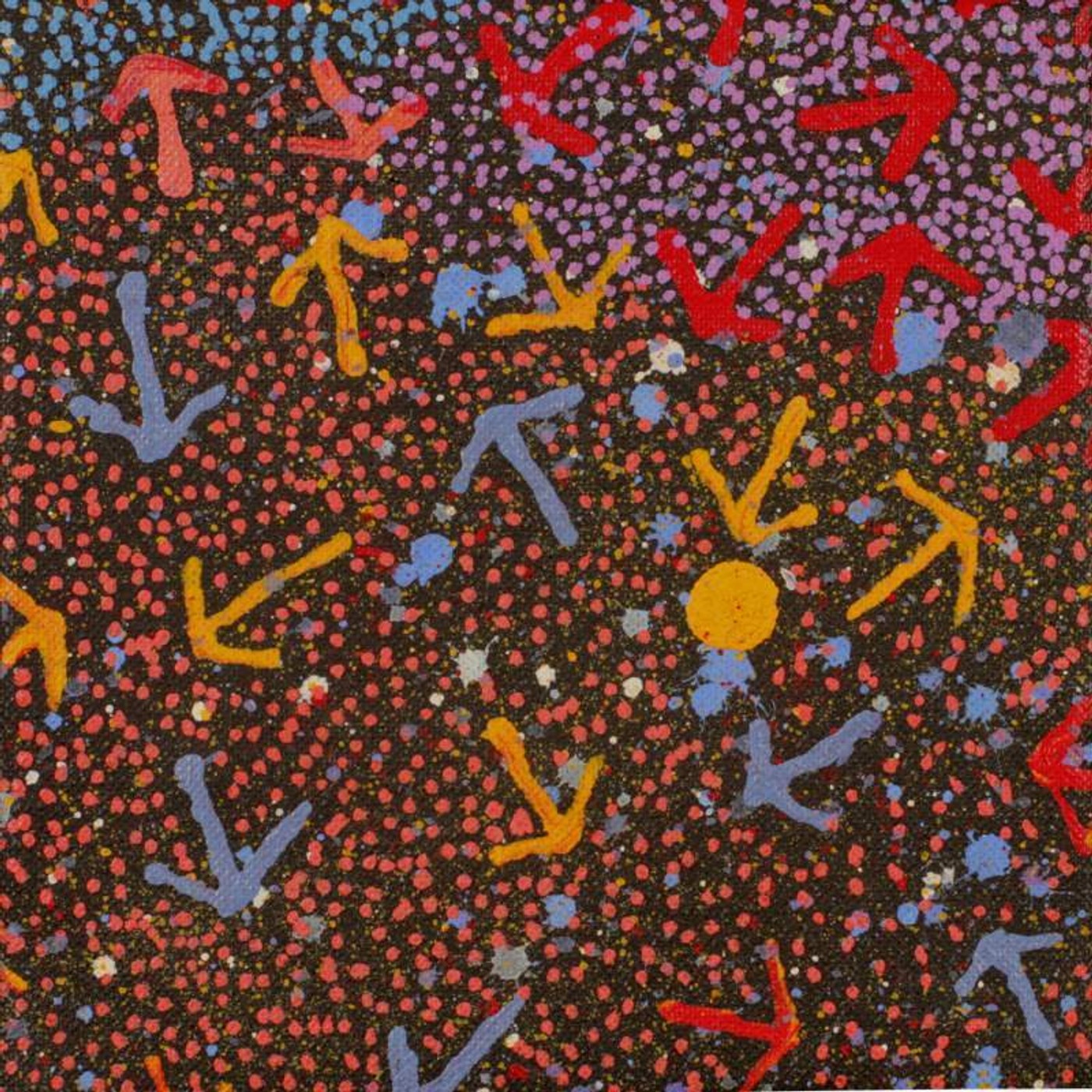 Yankirri Jukurrpa (Emu Dreaming) - Ngarlikirlangu by Warlukurlangu Artists