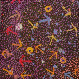 Yankirri Jukurrpa (Emu Dreaming) - Ngarlikirlangu by Warlukurlangu Artists