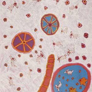 Mina Mina Jukurrpa (Mina Mina Dreaming) by Saraeva Napangardi Marshall