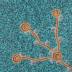 Wardapi Jukurrpa (Goanna Dreaming) - Yarripilangu by Melissa Napangardi Williams