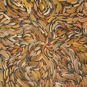 Purrpalanji (Skinny Bush Banana) Jukurrpa by Nola Napangardi Fisher