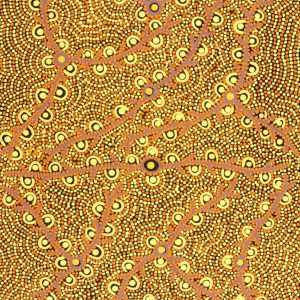 Ngurlu Jukurrpa (Native Seed Dreaming) by Geraldine Napurrurla Langdon