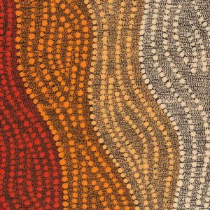 Ngapa Jukurrpa (Water Dreaming)  -  Puyurru by Leavannia Nampijinpa Watson