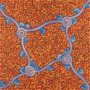 Wardapi Jukurrpa (Goanna Dreaming) - Yarripilangu by Melissa Napangardi Williams