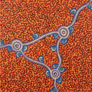 Wardapi Jukurrpa (Goanna Dreaming) - Yarripilangu by Melissa Napangardi Williams