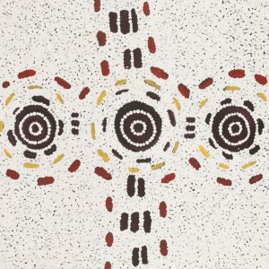 Pamapardu Jukurrpa (Flying Ant Dreaming)  - Warntungurru by Kara Napangardi Ross