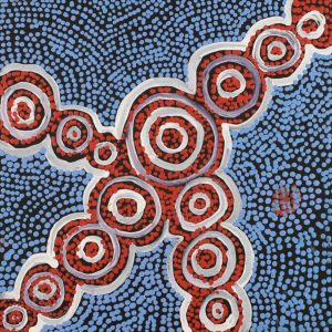 Wanakiji Jukurrpa (Bush Tomato Dreaming) by Teranie Nangala Williams