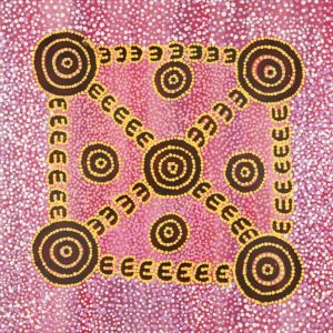 Wardapi Jukurrpa (Goanna Dreaming) - Yarripilangu by Bethany Nakamarra Langdon